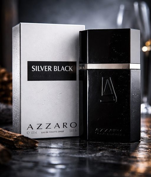 خرید عطر مردانه اکسترا پرفیوم آزارو سیلور بلک تلخ چوبی مناسب زمستان